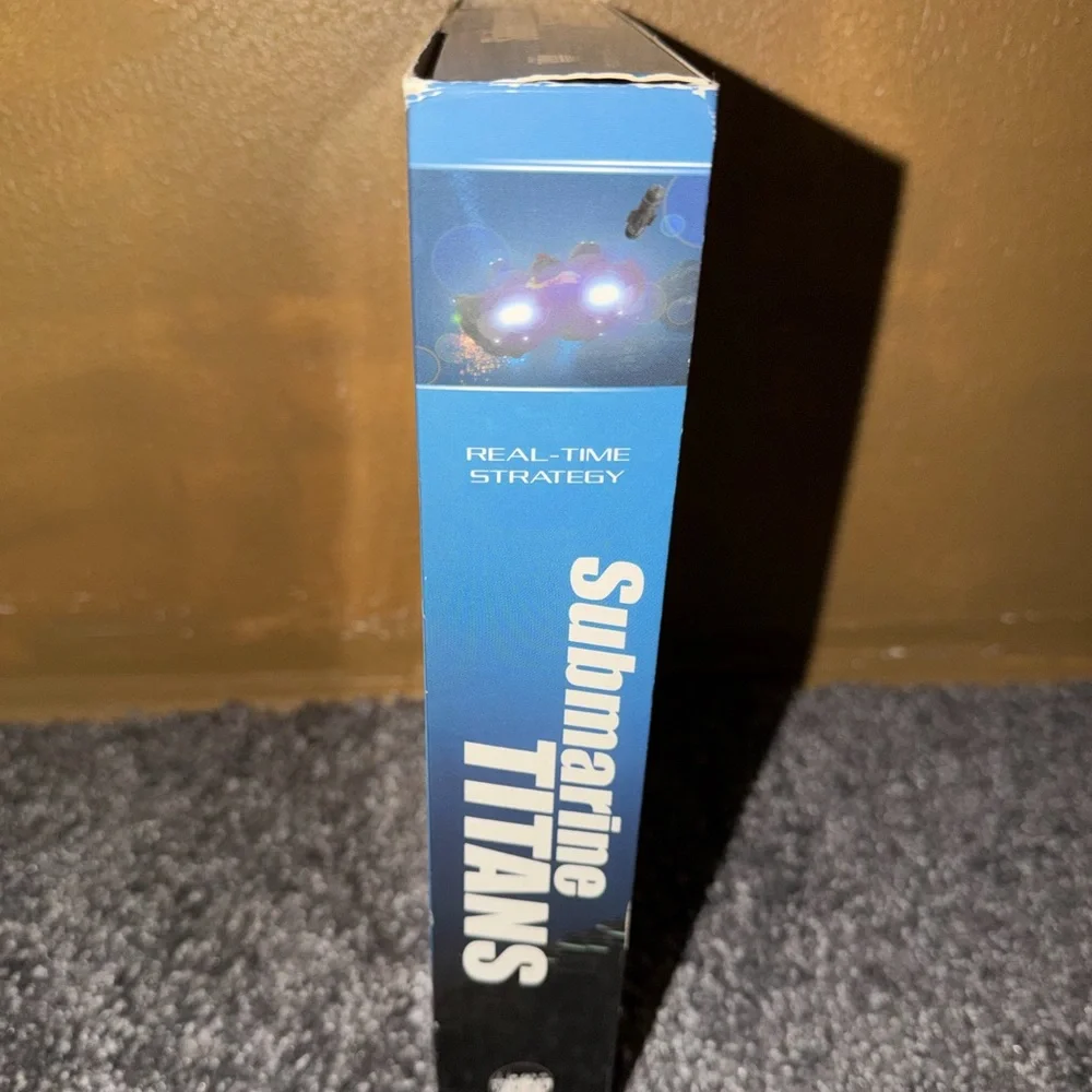 Submarine Titans PC Video Game 2000 Rated E For Everyone Used Pre Owned Vintage.